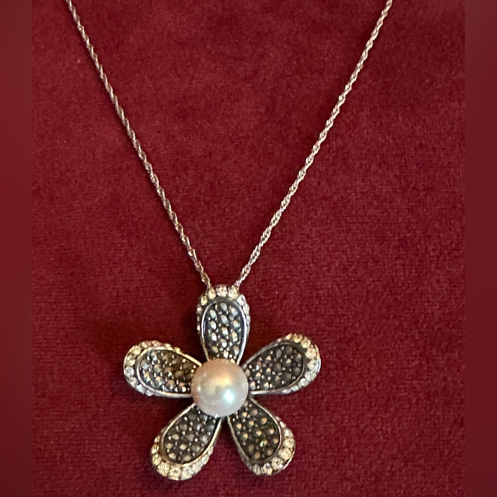 Vintage Thailand sterling silver necklace